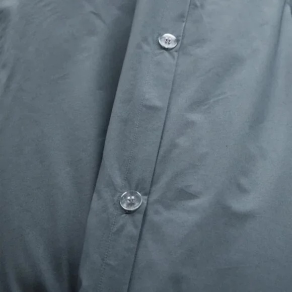 Quince Classic Organic Cotton Percale King Duvet Cover with shams in Nightfall - Picture 3 of 6